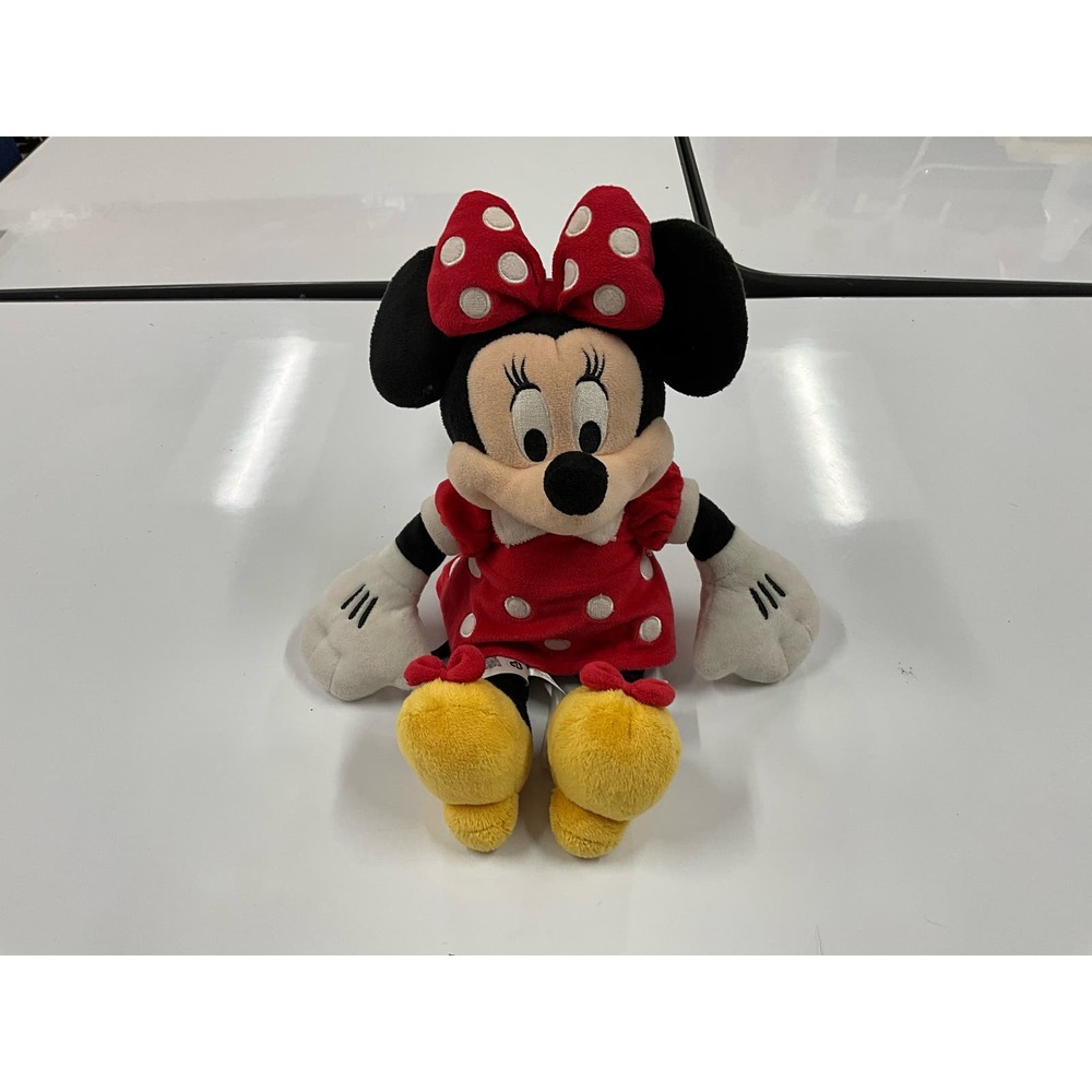 Disney Small 15" Minnie Mouse Plush Stuffed Toy with Heels & Bows